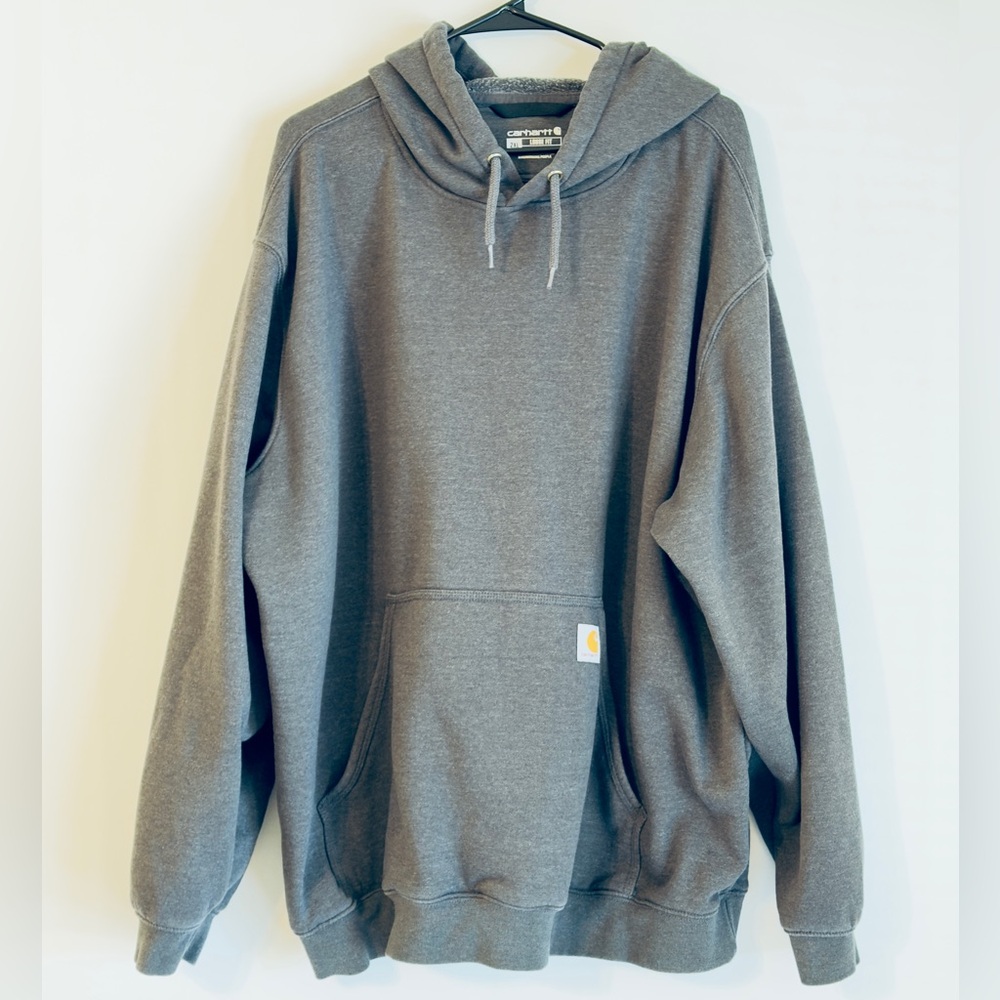 Carhartt Charcoal Men's Hoodie Pullover Oversized